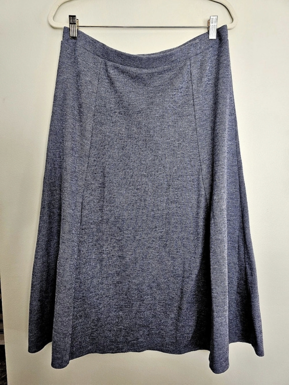 LOFT Blue Knit Midi-Maxi Skirt